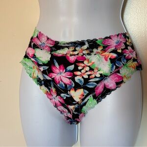 PINK Victoria's Secret Multicolor Floral Cheeky Low Rise Panty - Pink Accent